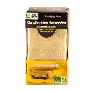 Gaufrettes fourrÉes a la vanille